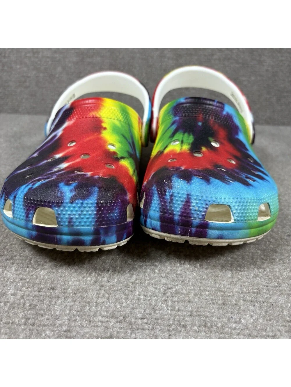 Crocs Classic Tie Dye Clogs Men's 6 Womens 8 Outdoor Gardening Comfort